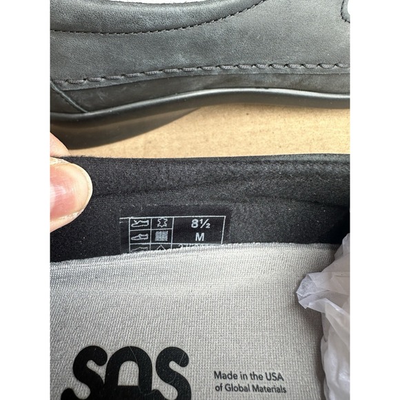 SAS Crissy Slip On Loafer Black Leather Tripad Cool Step Women's 8.5M NWOB - Picture 7 of 8